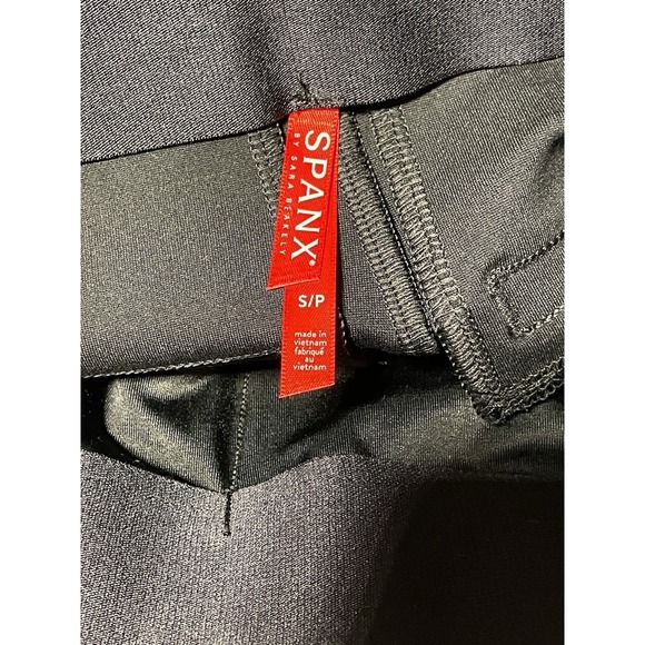 EUC  Spanx Women's Black Ankle Piped‎ Skinny Perfect Pants SIZE Small - Picture 4 of 8